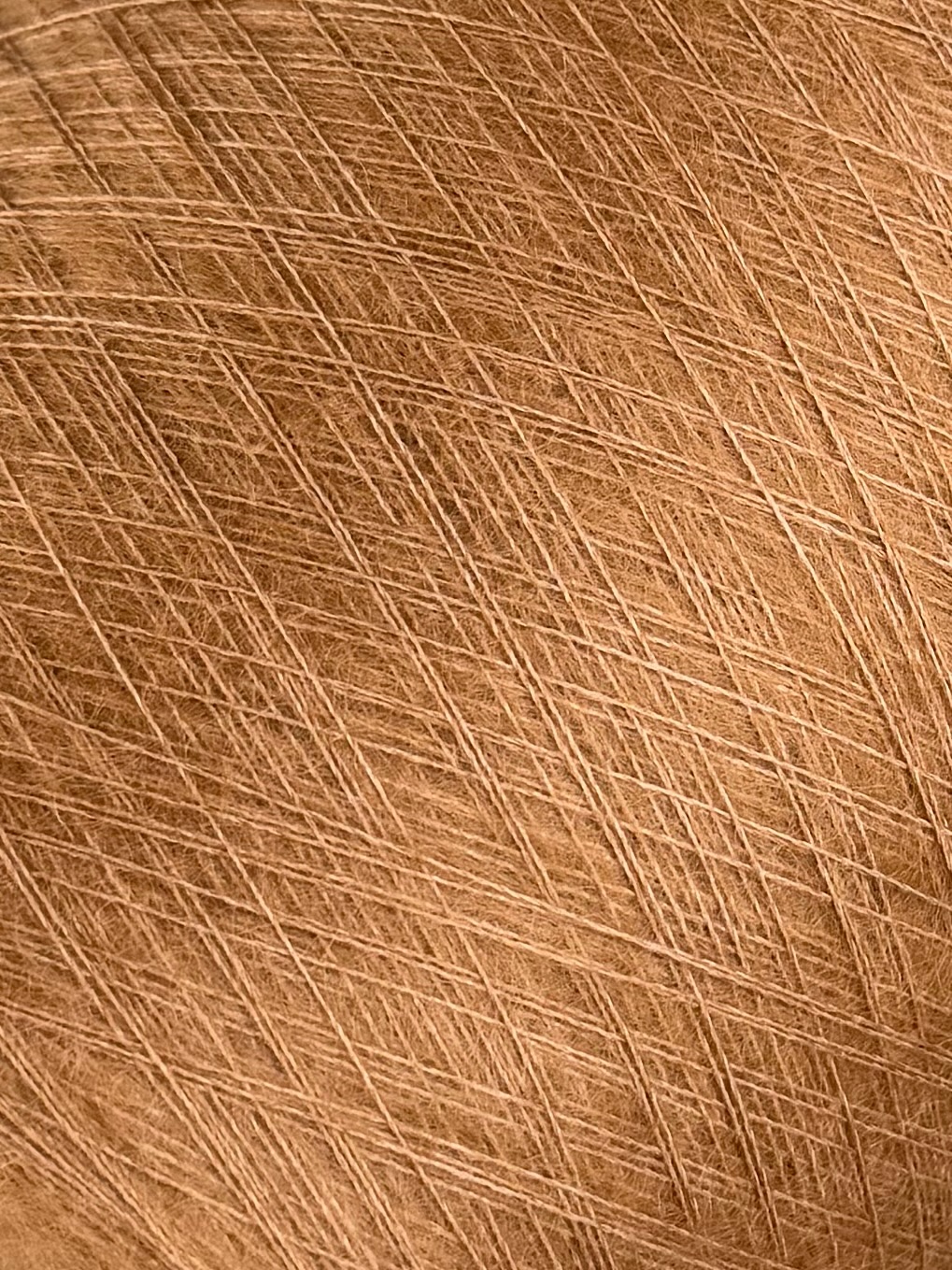 Manifattura Sesia Art. Paris Nm 15.000 – Filato in kid mohair e seta Mulberry col. Caramello 5875
